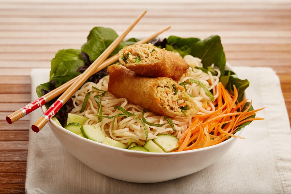 Rice Noodles with Creamy Peanut Sauce