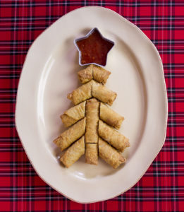 eggrollchristmastree