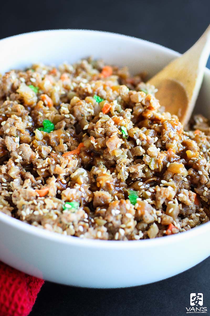 Need a low-carb dinner idea? Try this fried cauliflower rice recipe made with Van's Kitchen egg rolls. It's a healthy spin on classic takeout fried rice. This recipe is so light, fluffy, and tasty, you may never go back to "real" fried rice again!