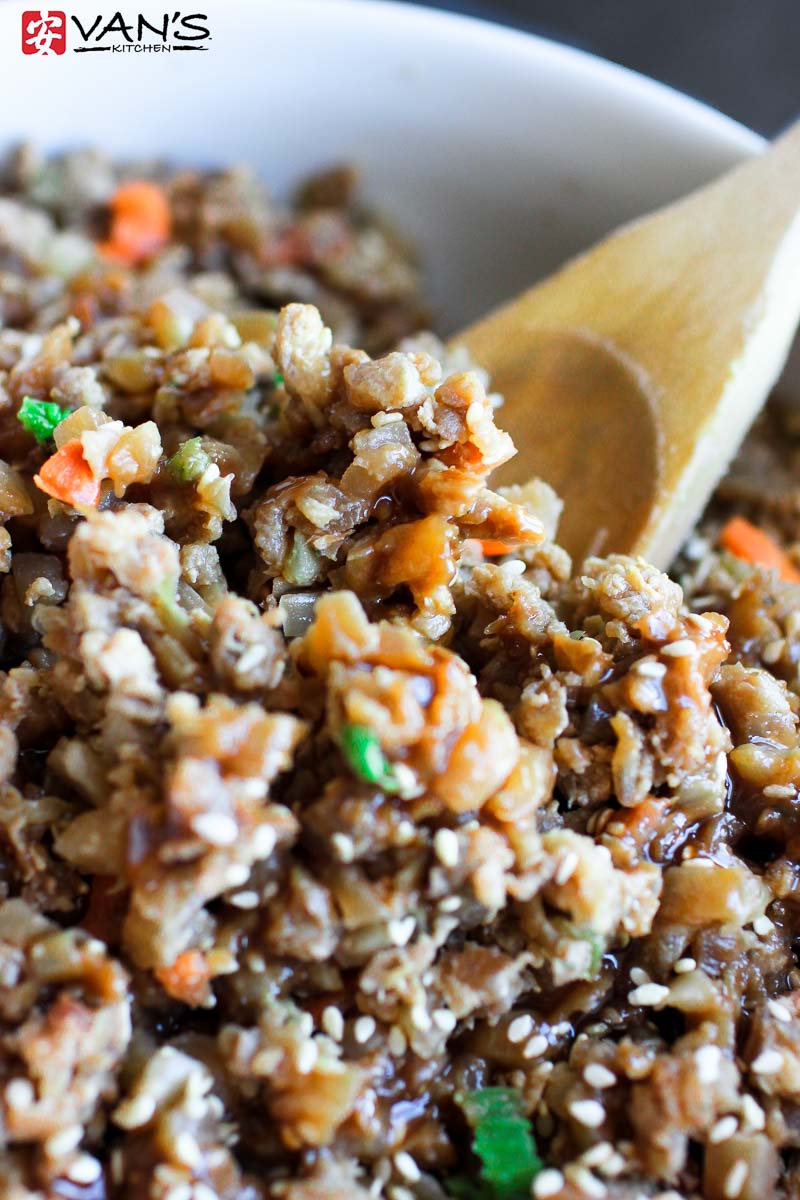 Need a low-carb dinner idea? Try this fried cauliflower rice recipe made with Van's Kitchen egg rolls. It's a healthy spin on classic takeout fried rice. This recipe is so light, fluffy, and tasty, you may never go back to "real" fried rice again!