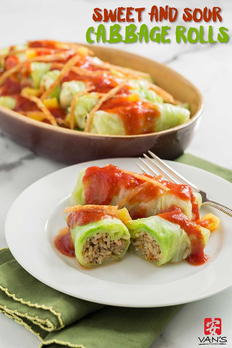 Sweet and Sour Cabbage Rolls