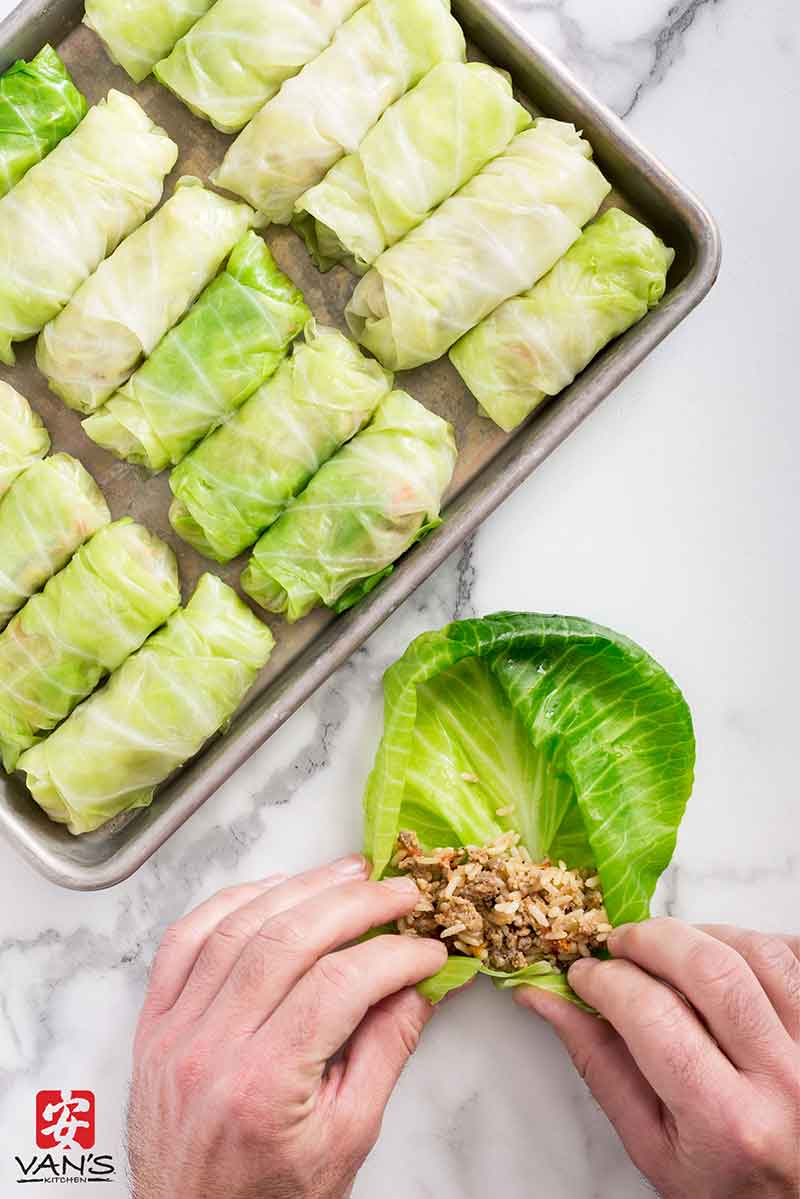 Sweet and Sour Cabbage Rolls