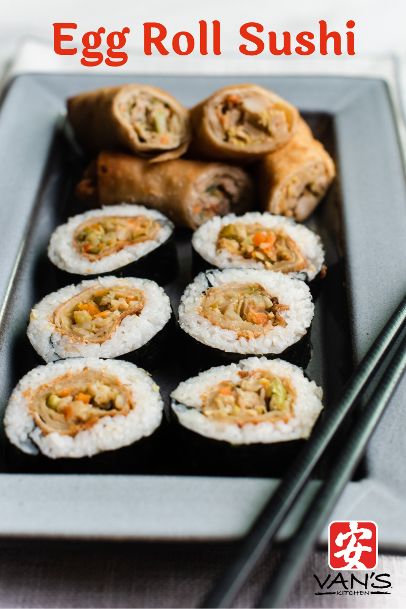 Egg Roll Sushi Title